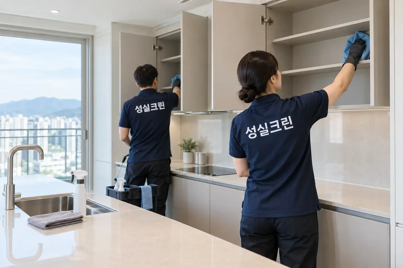 성실크린 종로구 입주청소 현장