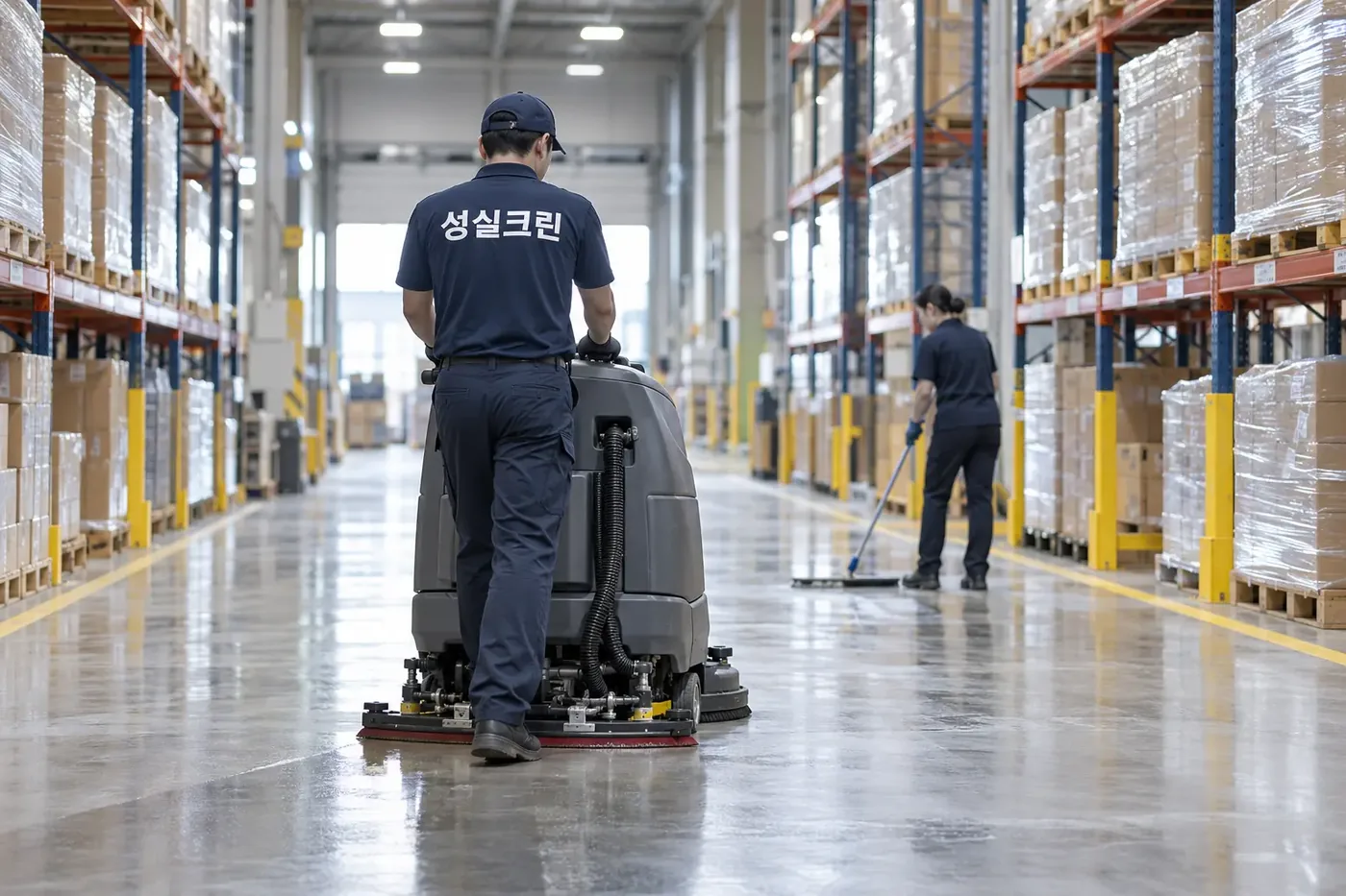 성실크린 종로구 물류창고청소 현장